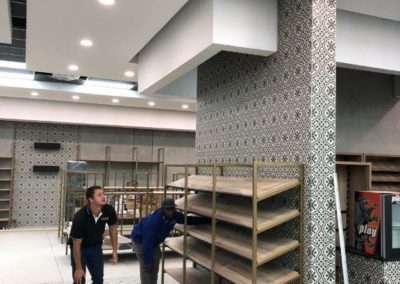 bulkhead for retail store